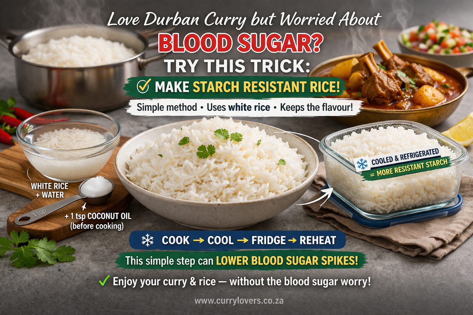 Love Durban Curry but Worried About Blood Sugar? Try this Trick!