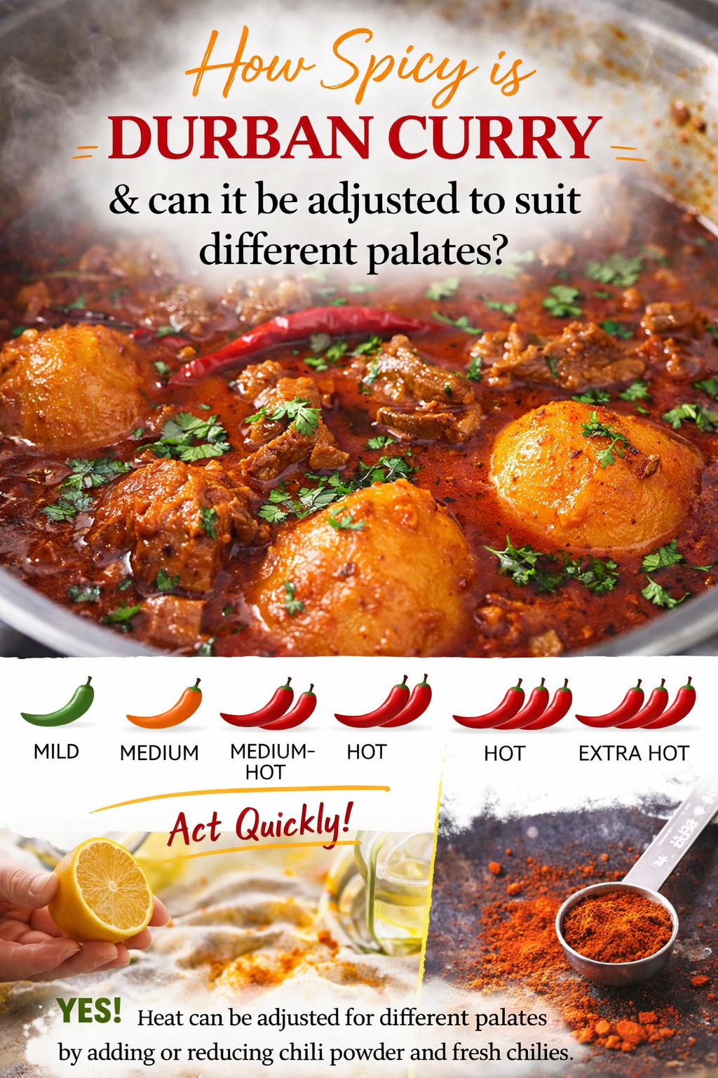 How Spicy Is Durban Curry, And Can It Be Adjusted To Suit Different Palates?